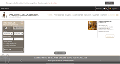 Desktop Screenshot of palaciomarianapineda.es