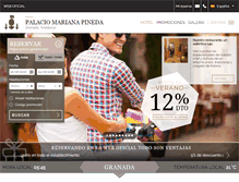 Tablet Screenshot of palaciomarianapineda.es